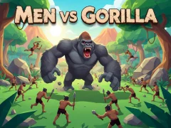 Spil Mænd vs Gorilla online