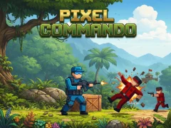 Spil Pixel Commando online