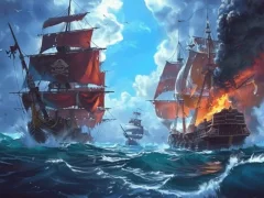 Spil Piratskibe: Byg og bekæmp online Spil Piratskibe: Byg og bekæmp online