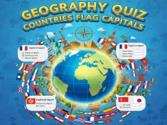 Spil Geografi Quiz Lande Flag hovedstæder online