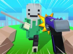 Spil Block Craft 3D School online