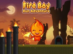 Spil Fire Boy Run Adventure online