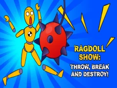 Spil Ragdoll Show: Kast, knæk og ødelæg! online