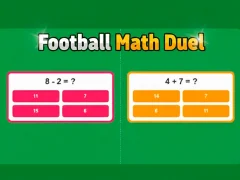 Spil Fodbold matematik duel online