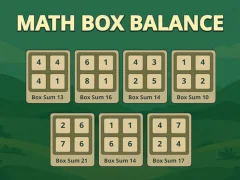 Spil Math Box Balance online