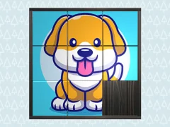 Spil 3D Kid glidende puslespil online