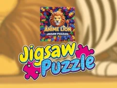 Spil Anime Lion Jigsaw Puslespil online