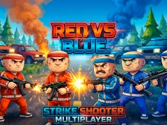 Spil Rød vs Blå. Strike Shooter Multiplayer online