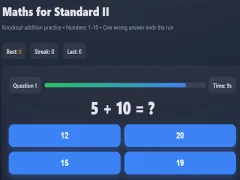 Spil Matematik til standard II online