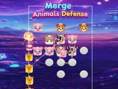 Spil Merge Animals Defense online