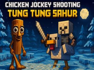Spil Kyllingjockey skyde Tung Sahur online