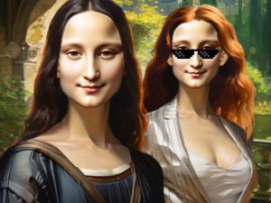 Spil Mona Lisa modeeksperimenter online