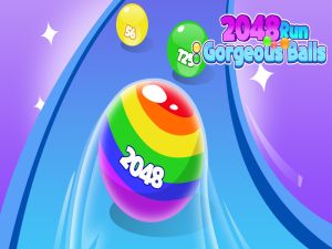 Spil 2048 Kør smukke bolde online
