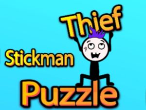 Spil Stickman Thief Puzzle online