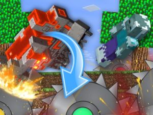 Spil Mobs gård i Mineblock! online