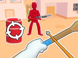 Spil Stickman Archer: Skyd pile på Reds online