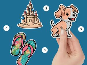 Spil Sticker Book Puzzle Color efter nummer online