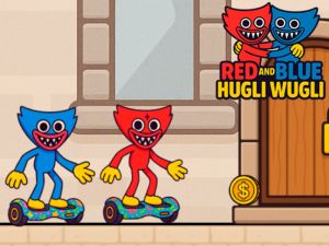 Spil Rød og blå hugli wugli online