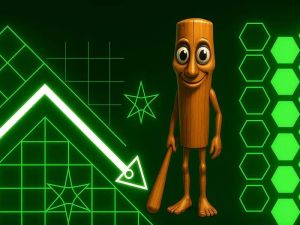 Spil Tung Tung Sahur i Geometry Dash online
