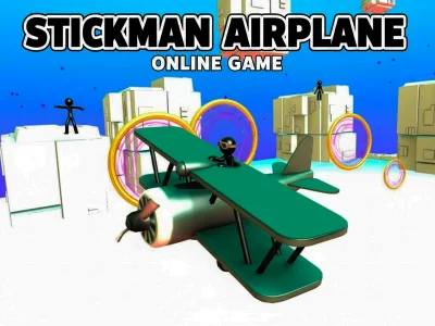 Spil Stickman flyvemaskine online