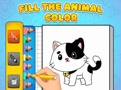 Spil Fyld The Animal Color online