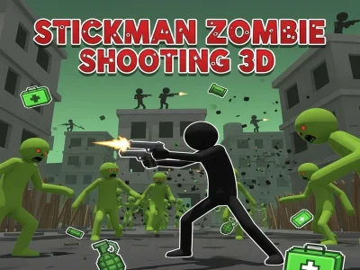 Spil Stickman Zombie Shooting 3D online Spil Stickman Zombie Shooting 3D online