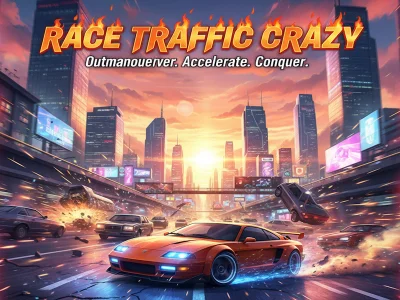 Spil Race Trafik Crazy online