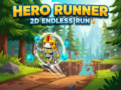 Spil Hero Runner 2D Endless Run online
