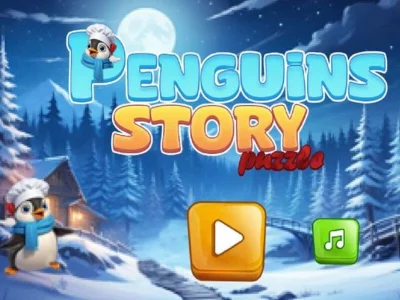 Spil Penguins historie puslespil online