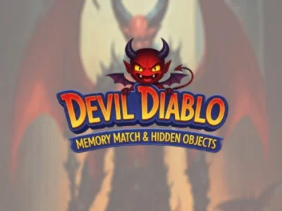 Spil Devil Diablo Memory Match & skjulte objekter online