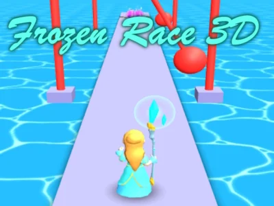 Spil Frozen Race 3D online