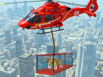 Spil Animal Helicopter Rescue Game online