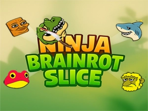 Spil Ninja Brainrot Slice online