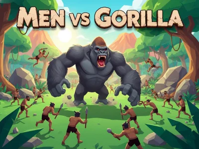 Spil Mænd vs Gorilla online