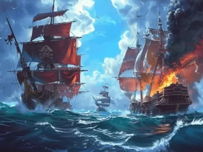 Spil Piratskibe: Byg og bekæmp online Spil Piratskibe: Byg og bekæmp online