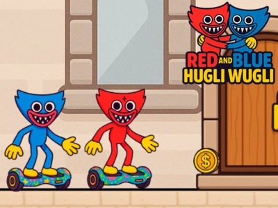 Spil Rød og blå hugli wugli online