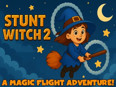 Spil Stunt Witch 2 online Spil Stunt Witch 2 online