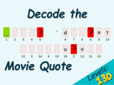 Spil Afkode filmens citat online