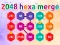 Spil 2048 Hex Chain Merge online