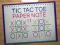Spil Tic Tac Toe Papir Notat 2 online