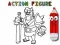 Spil Tilbage til skolen: Farvelægning af actionfigurer online