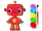 Spil Tilbage til skole: Robot Malebog online