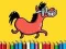 Spil Tilbage i skole: Pony farvebog online