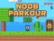 Spil Noob Parkour 2D online