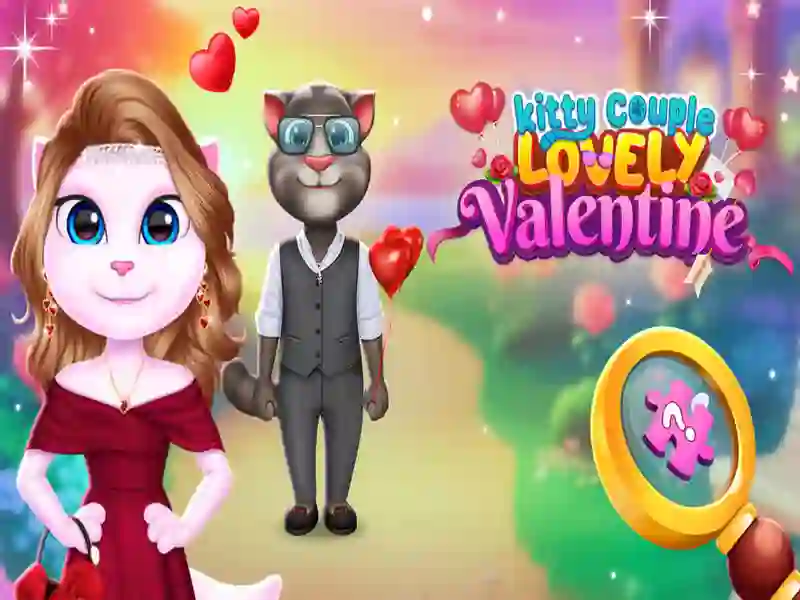 Spil Kitty par dejlige valentine online