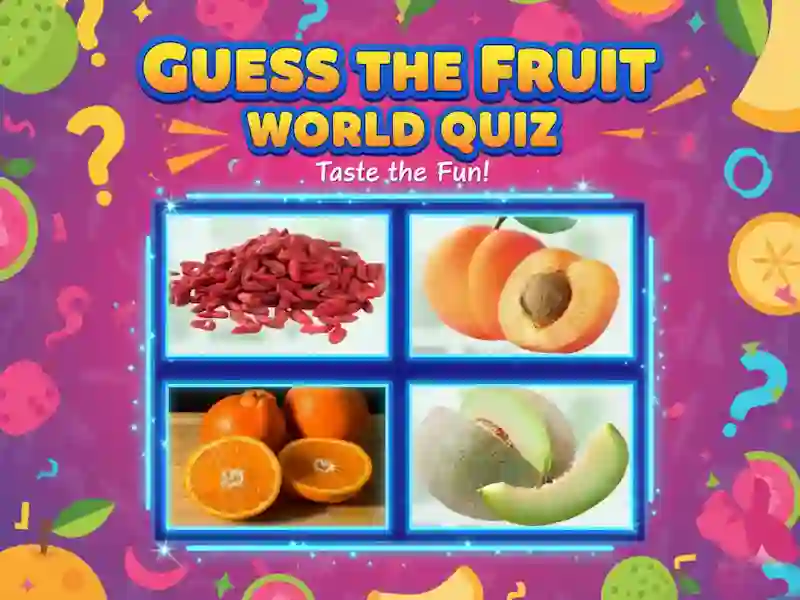 Spil Gæt The Fruit World Quiz online