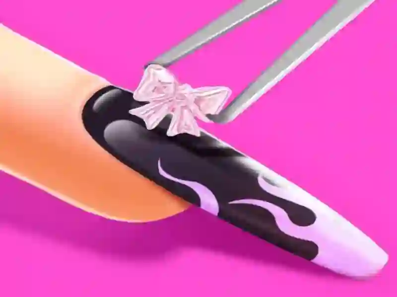 Spil 3d akryl negle: neglekunstspil online