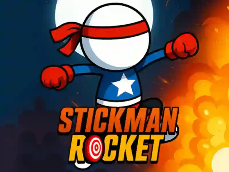 Spil Stickman Rocket online