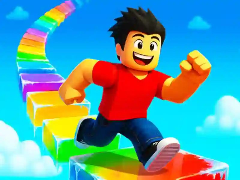 Spil Obby Rainbow Tower online