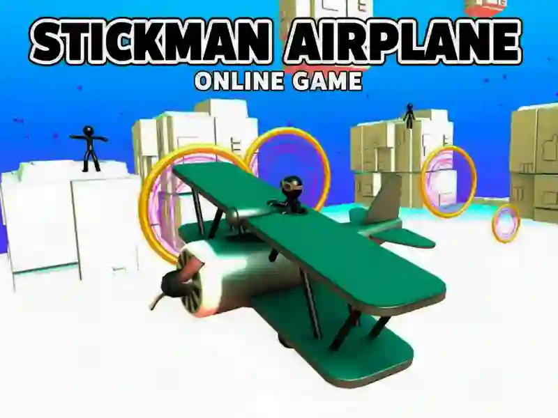 Spil Stickman flyvemaskine online